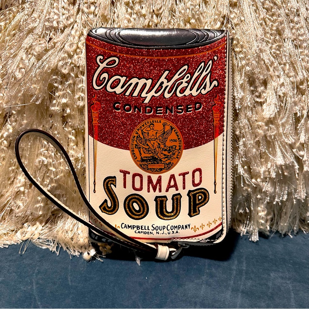 Coach Campbells Soup Wristlet/cardcase
